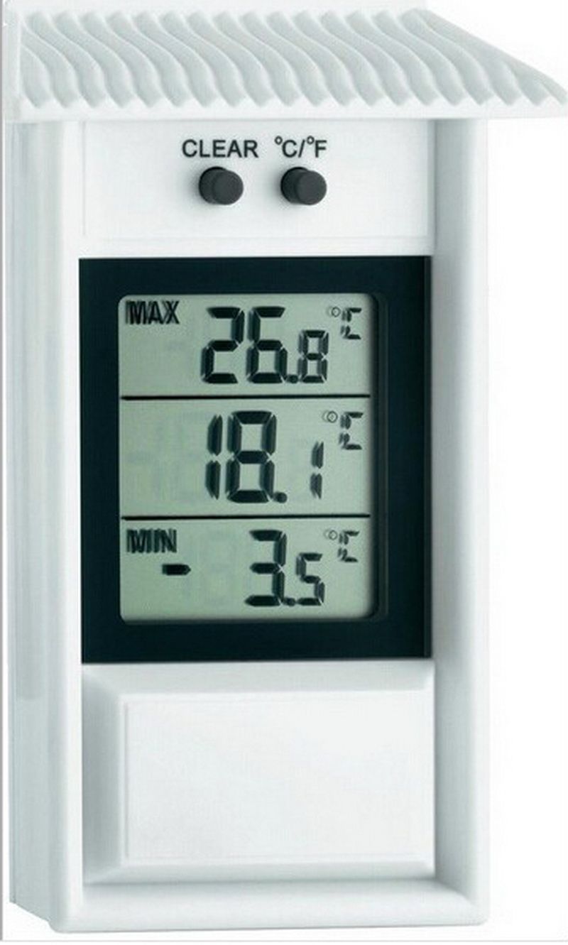 2017 Lcd Digital Waterproof Outdoor Thermometer High Low Memory Garden
