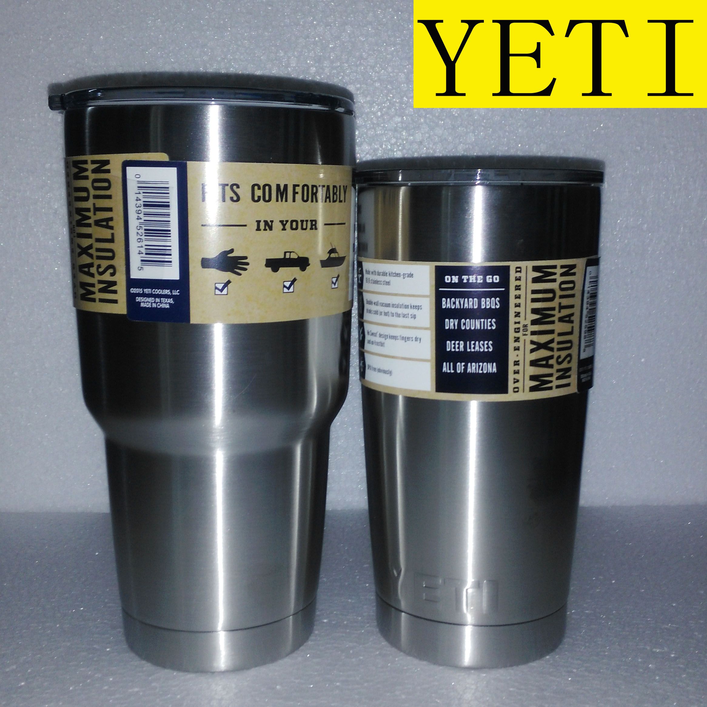 Yeti Coolers 12 Oz 20 Oz 30oz Cups Cooler Yeti Tumbler Travel Vehicle Beer Mug Double Wall