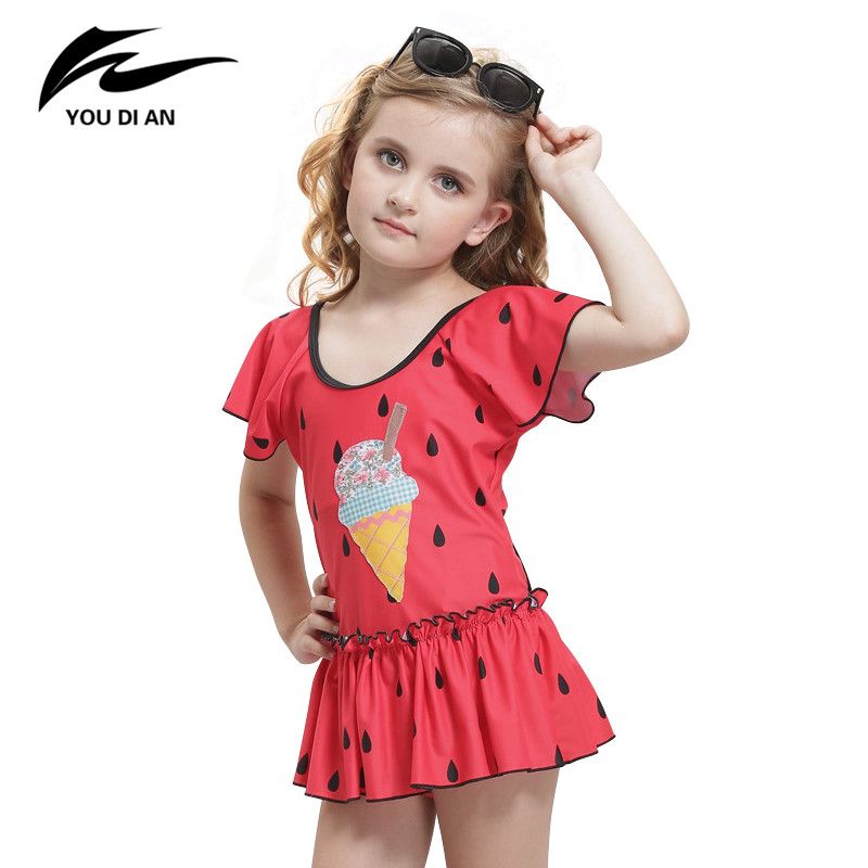 2017 Kids Swimmer Girls Bathing Suit Infantil Swimwear For Girls 2017