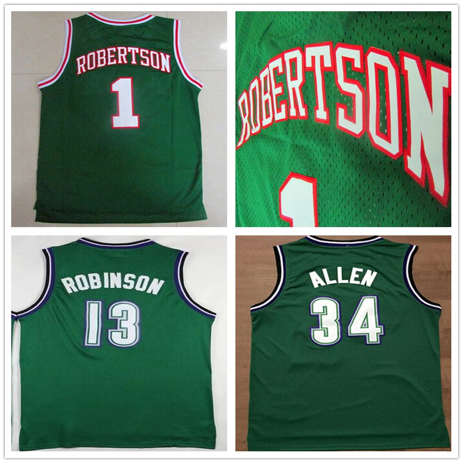 2017 Mens Throwback Basketball Jerseys Shirts Retro 1 Oscar Robertson