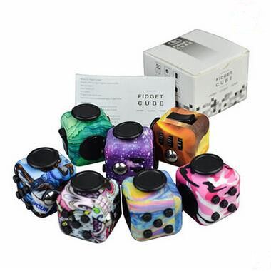 fidget cube leopard print