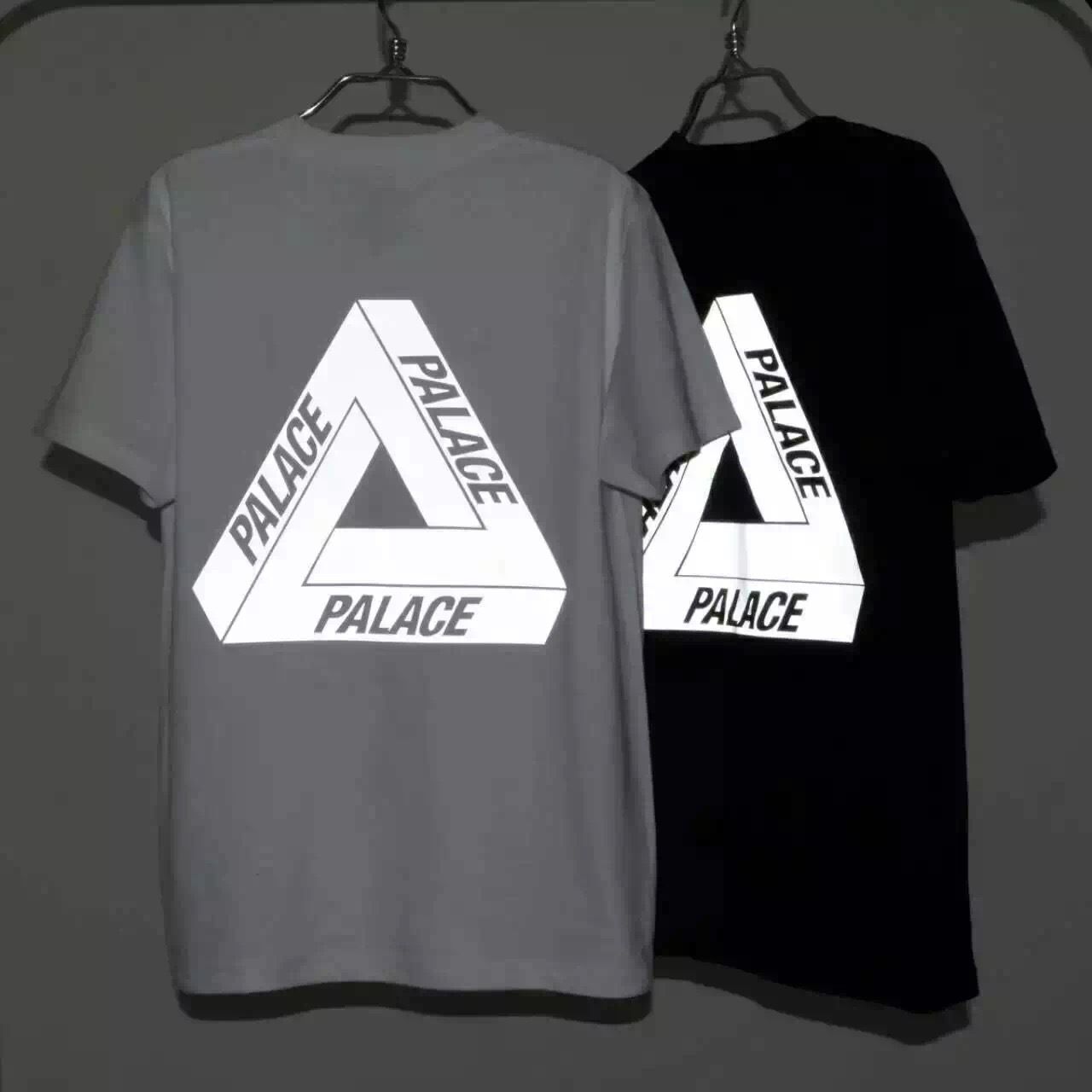 2016 Fashion Black/White Palace T Shirt Men Women Rock Clothing Cotton Palace Skateboards Tee 