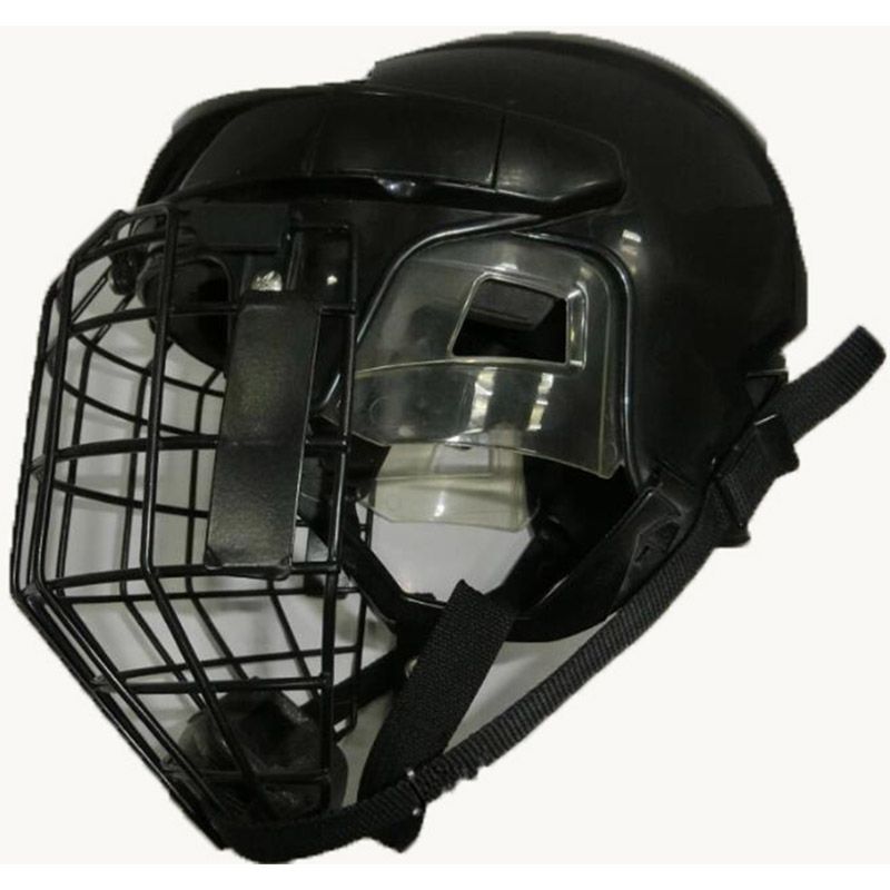 2017 Fashion Hockey Goalie Helmet Polyester Fibre Approved Ice Hockey