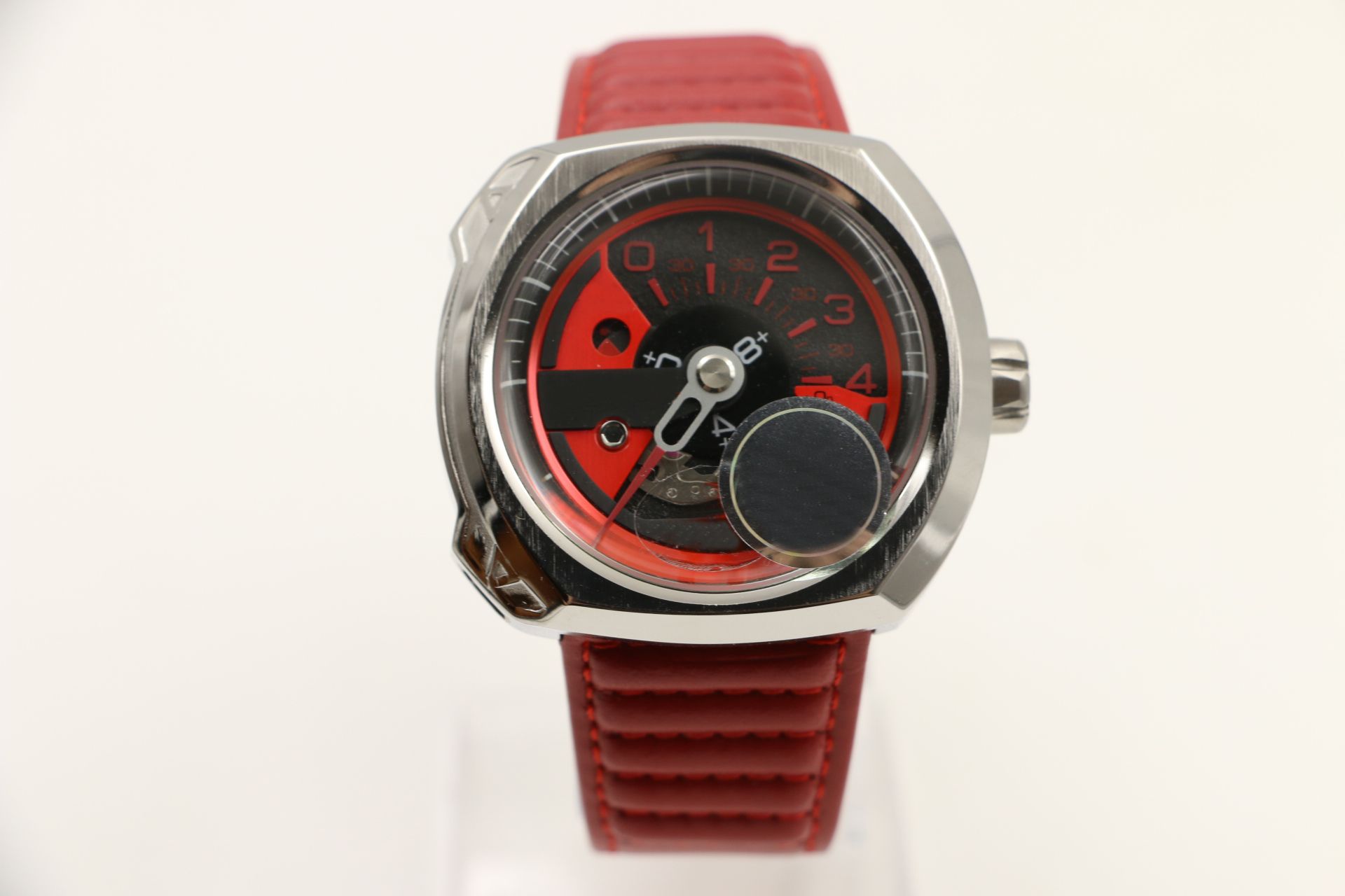 50mm Fashion Big Dial Square Watchcase Industrial Essence Quartz