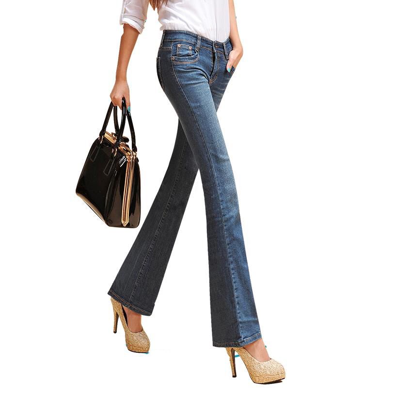 TRUE GOES PINK Wide Leg and Trouser Jeans: