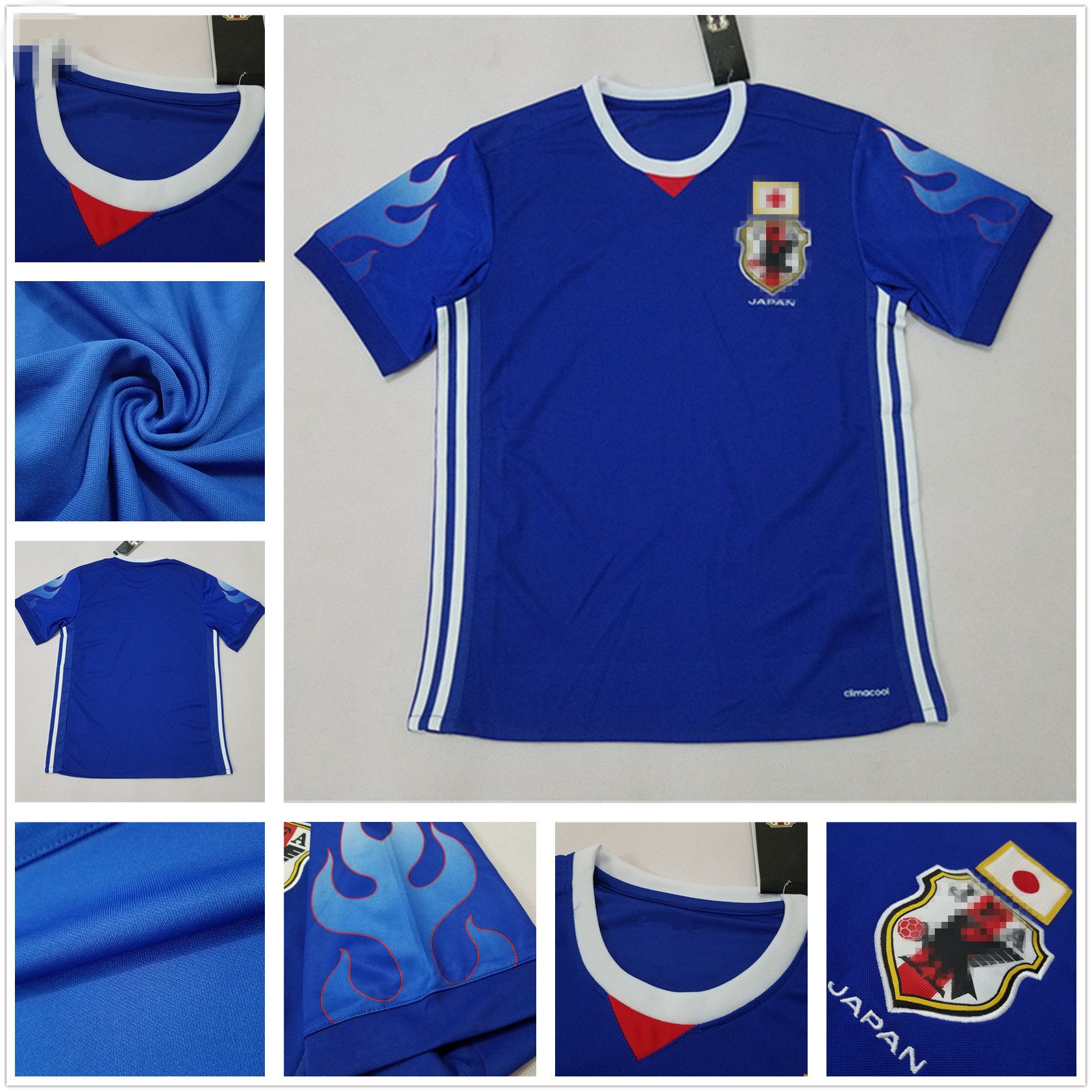 2017/18 World Cup Japan Soccer Jerseys Home Blue Maillot Foot 2017 2018