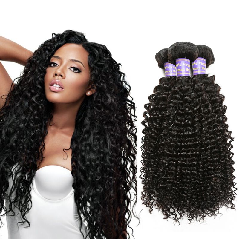 Good Hair Extensions For Brazilian Virgin Hair Kinky Curly Weave For