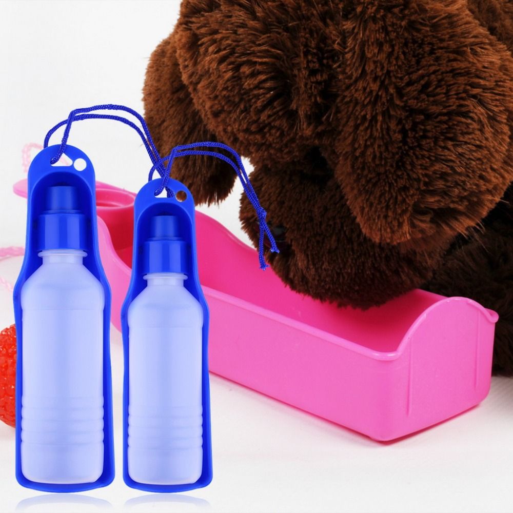 Wholesale 250ml Outdoor Portable Pet Dog Water Bottles Foldable Tank