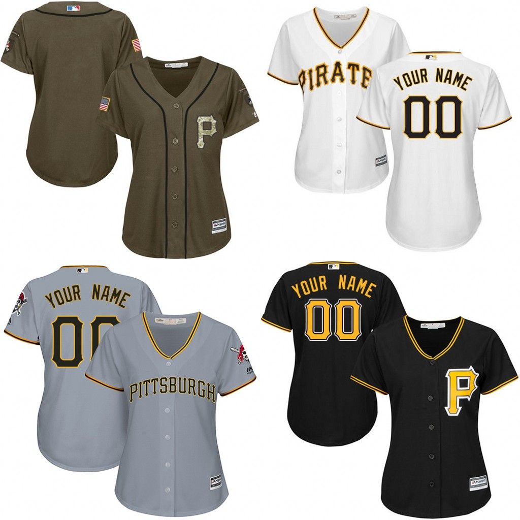 2017 Top Quality Pittsburgh Pirates Authentic Personalized Jersey 2016
