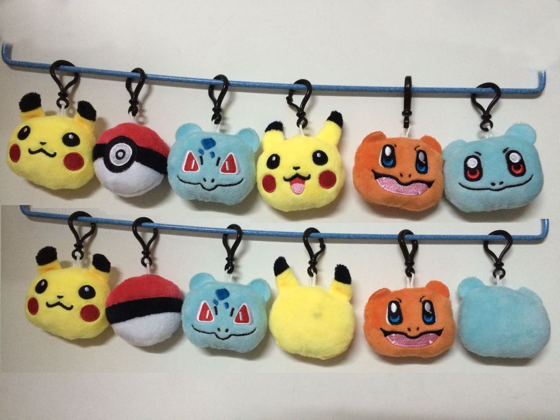 pokemon plush keyring