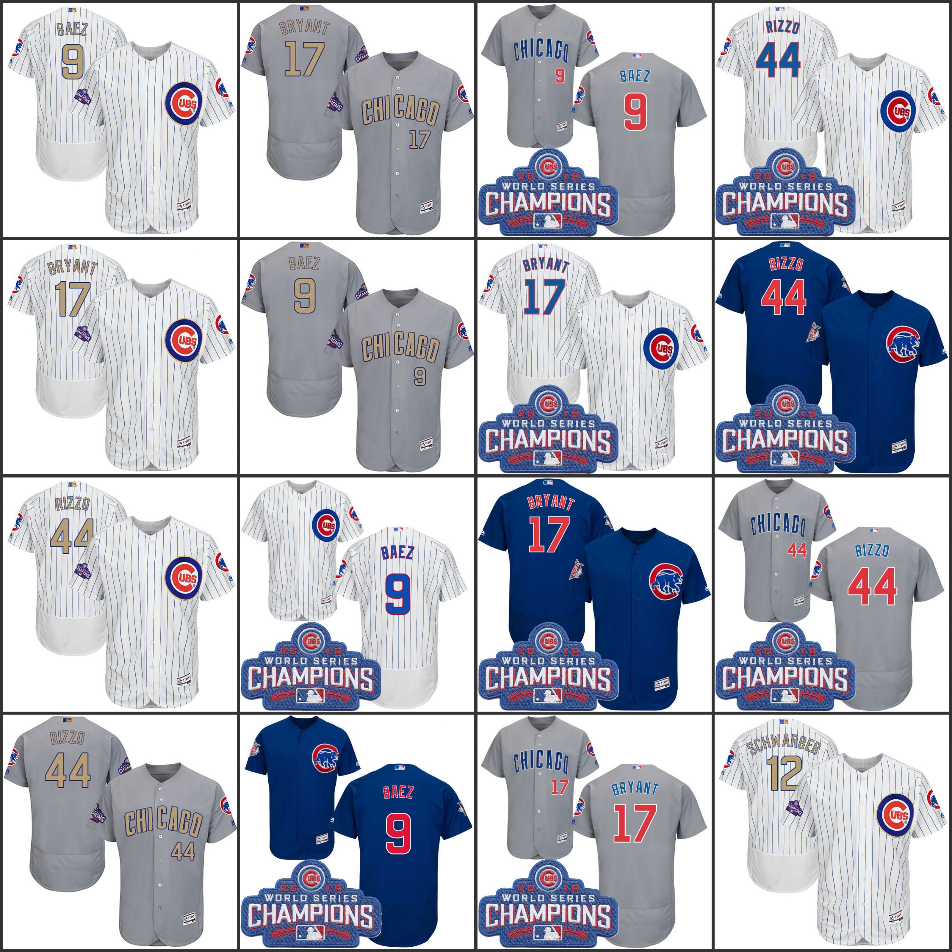 Kris bryant world series champions jersey Clearance