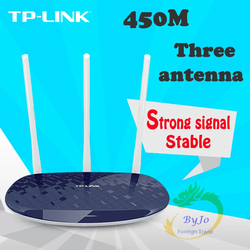 TPLINK Wireless Router, 450M True 3 Antennas, Home Intelligent TLWR886N WiFi, High Frequency