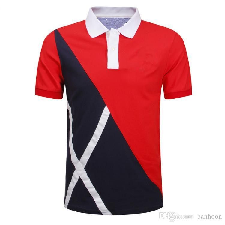 2017 2016 New Style Summer Mens Short Nice Polo Shirt Casual Men Shirts