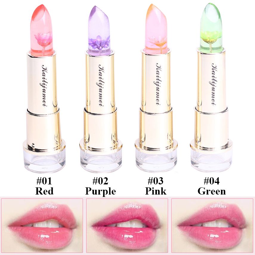 2016 New ! Kailijumei Flower Lipstick Lip Balm Jelly Tint Ny Matte
