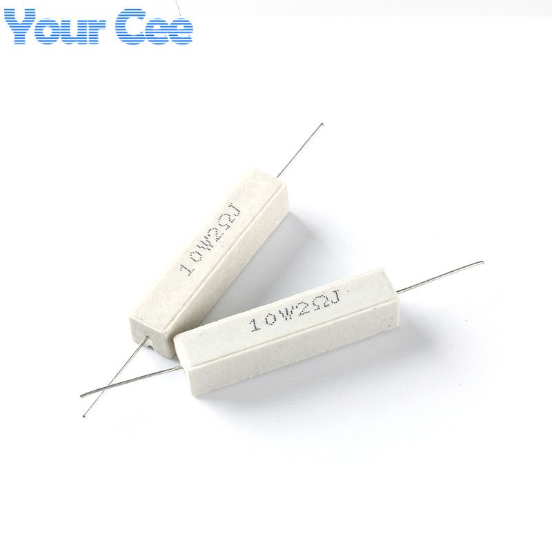 WholesaleCeramic Cement Resistor 10W 2 Ohm 2R 5 DIY Kit Part