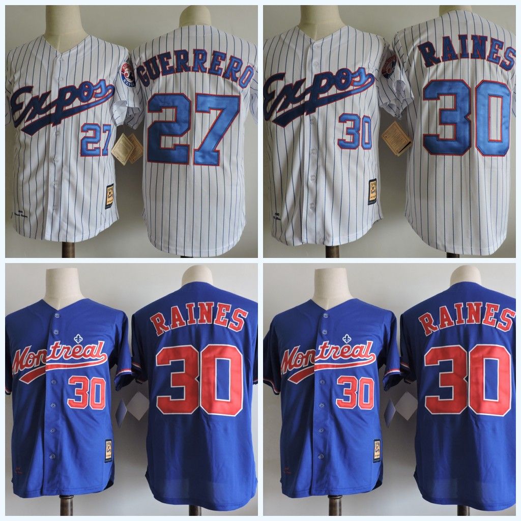 2017 2017 Montreal Expos Baseball Jerseys,27 Vladimir Guerrero 30 Tim