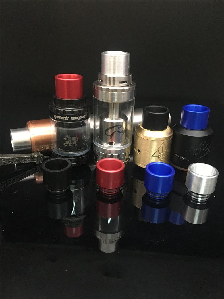 Vaporizer Smok Tfv12 Drip Tips Colorful Aluminum Wide Bore Mouthpiece