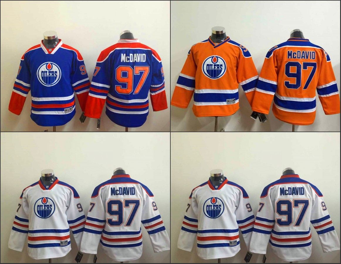 2017 Cheap Youth Connor Mcdavid Jersey Edmonton Hockey Jerseys 97