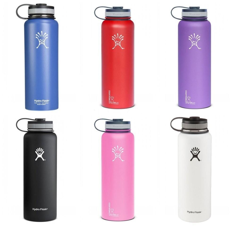 40oz Hydro Flask Cups Stainless Steel Hydro Flask Water Bottle Wide Mouth Water Bottle Durable