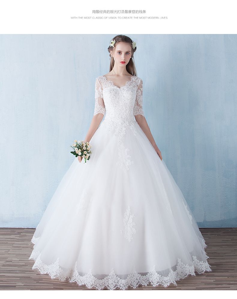 long new pattern gown