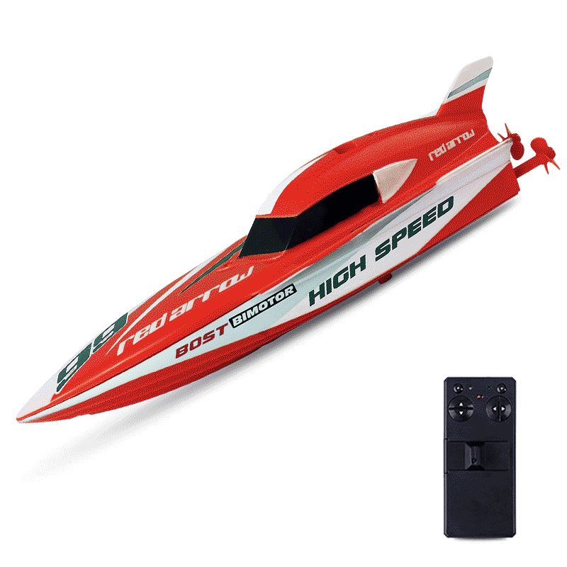 2.4g Rc Mini Boat High Speed F1 Racing Yacht Bimotor Speedboat