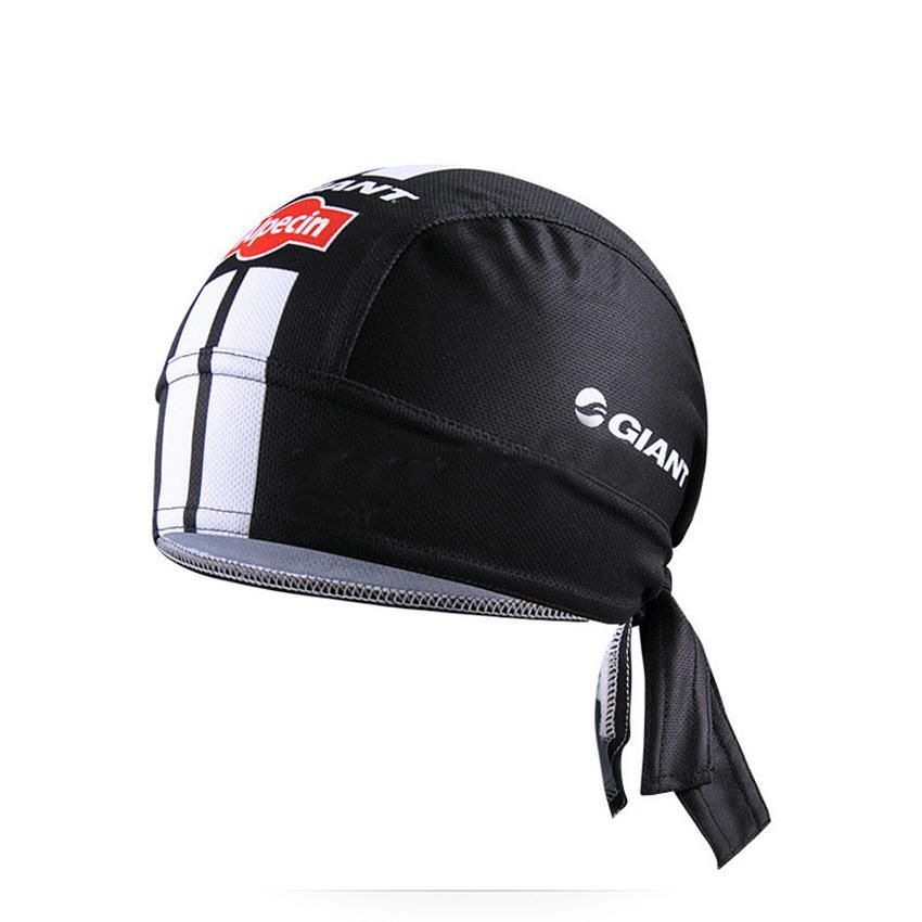 2017 Giant Alpecin Pro Team Black Cycling Headbands Scarf Cap Bicycle