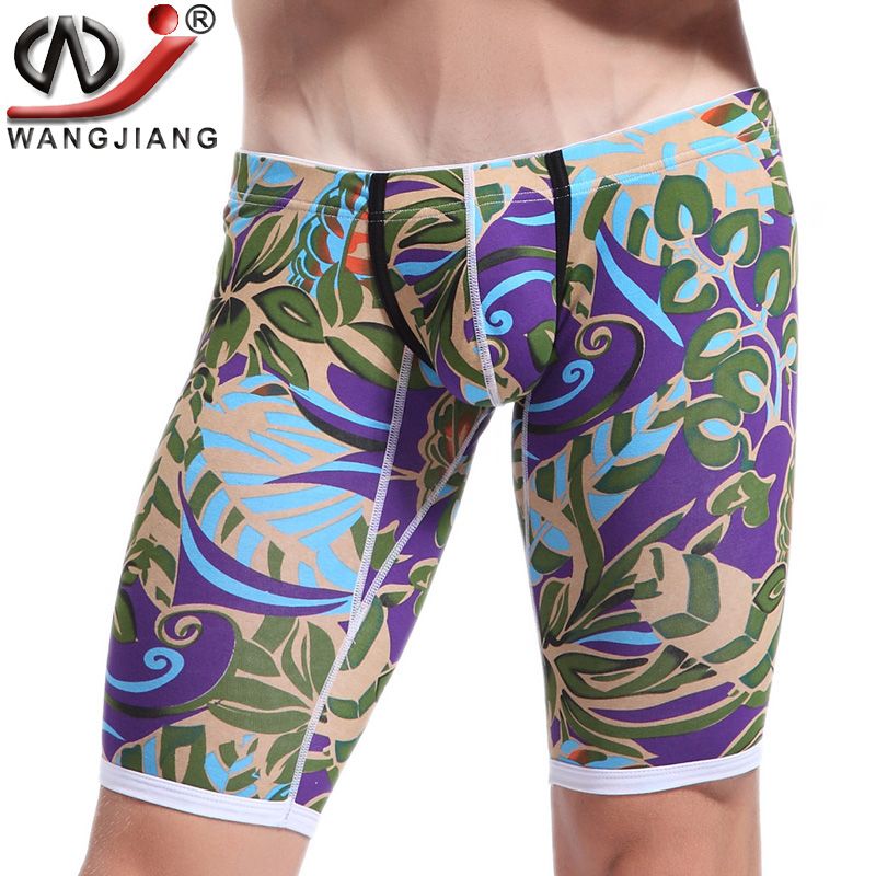 2016 Sexy Men's Super Low Rise Soft Shorts Underwear Fifth Skinny Pants