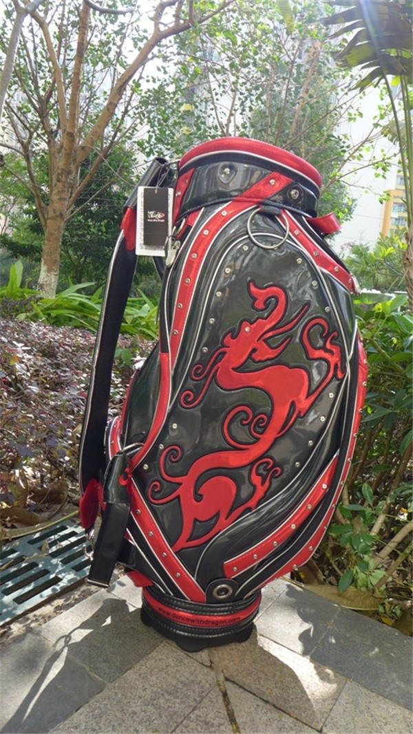 2017 High Quality Dance Dragon Golf Bag Men Fashional Golf Caddy Bag