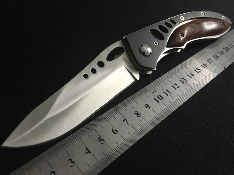 Oem Virginia Vr03 Folding Blade Knife 440c 58hrc Satin Blade Steel