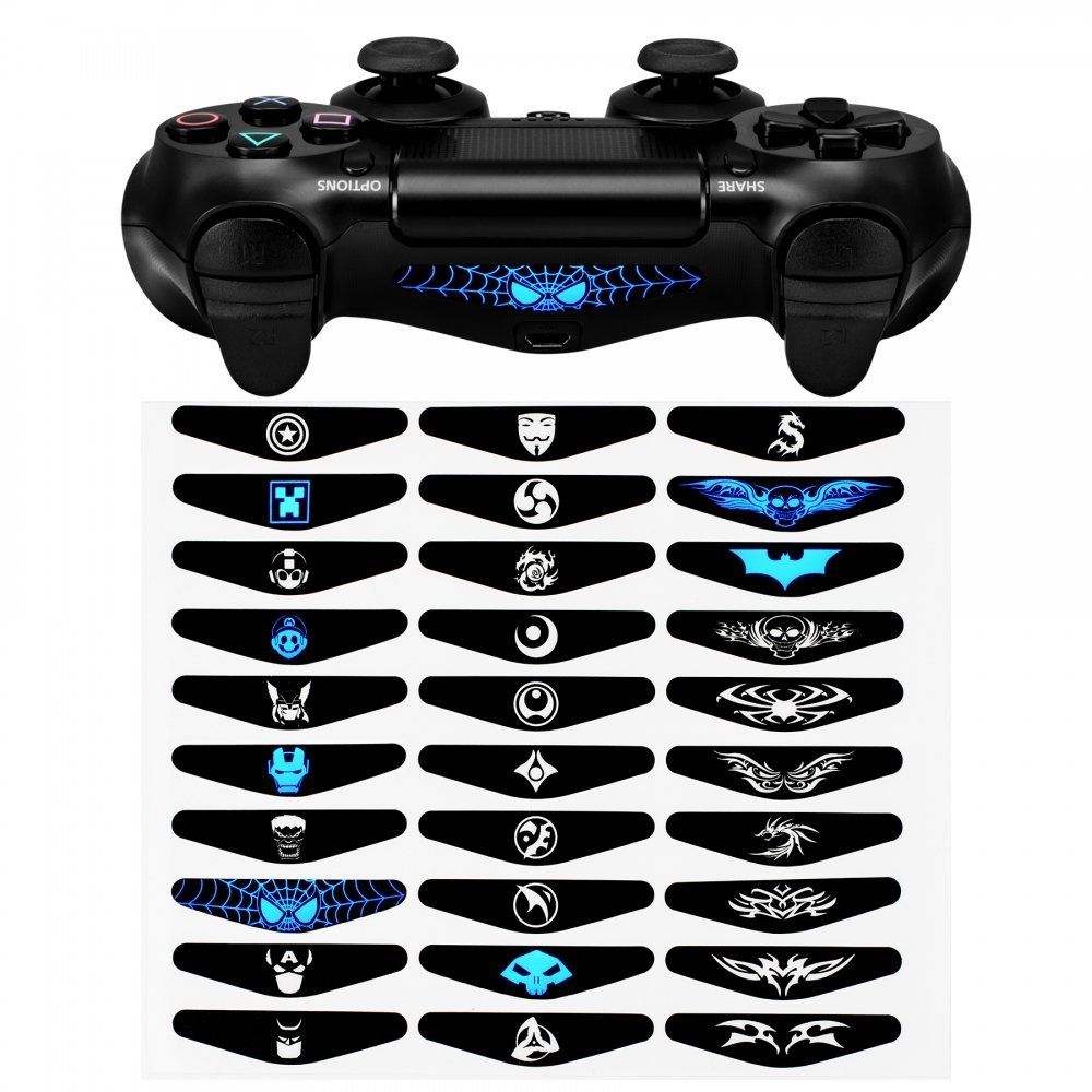 PS4 Decal Light Bar LED Controller Sticker Cover Playstation 4 Light