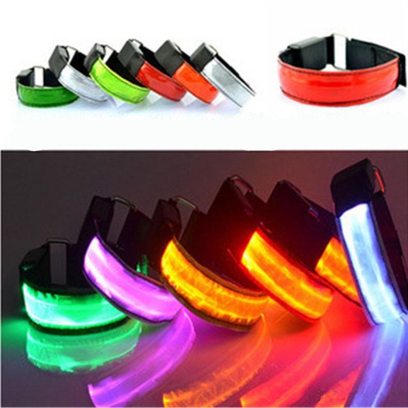 2017 Led Optical Fiber Light Emitting Led Arm Band Luminous Arm Belt Running Riding Cheer Props
