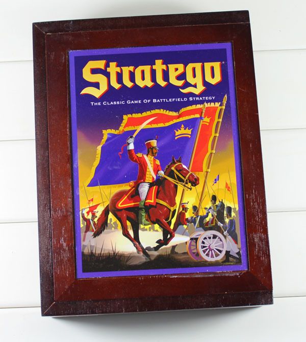 Stratego Board Game Wooden Box Famous Vintage Game Collection Classic