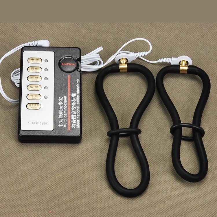 Electro Shock Accessories Vaginal Pulse Therapy Massage Stimulation Rings Female Vagina Cunt