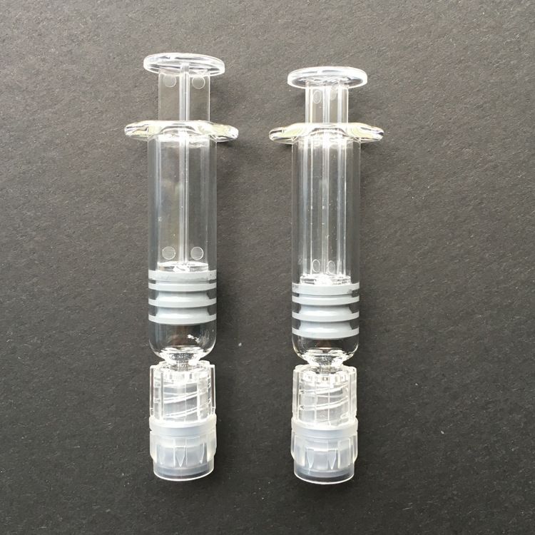 1ml Luer Lock Glass Syringe Glass Tip For Cbd Oil Cartridge Glass
