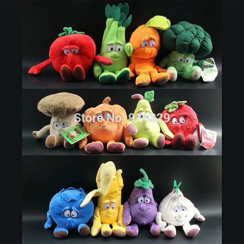 Wholesale High Quality Plush Fruits Vegetables Soft Toys Strawberry