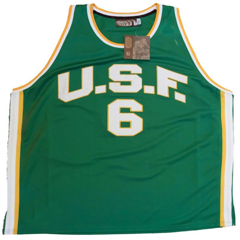 2017 6 Bill Russell University Of San Francisco Throwback Jersey Usf