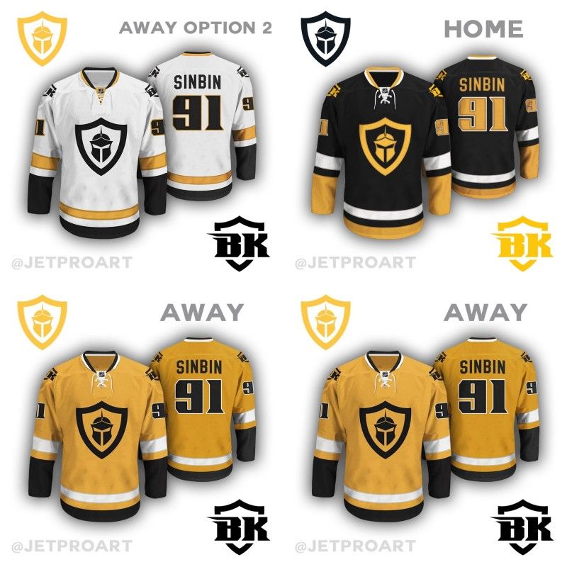 2017 New Team Hockey Jersey Men's 91 SINBIN Vegas Golden Knights