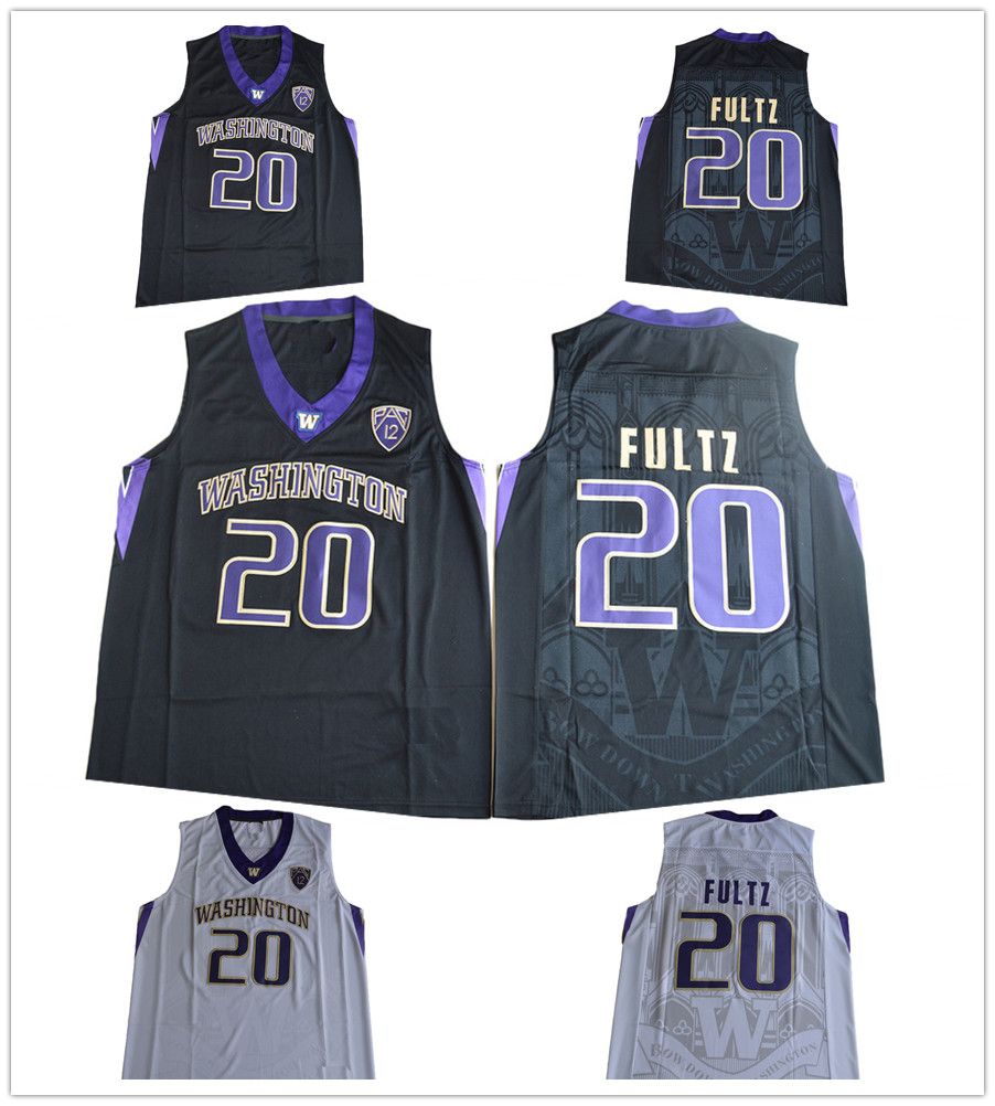 2017 2017 Washington Huskies New #20 Markelle Fultz Jersey White Black Cheap Mens Markelle Fultz 