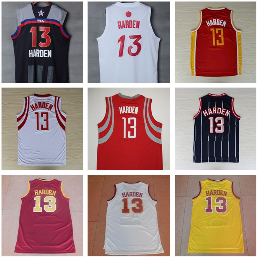 2017 Mens 13 For James Harden Jersey New Material Rev 30 Harden