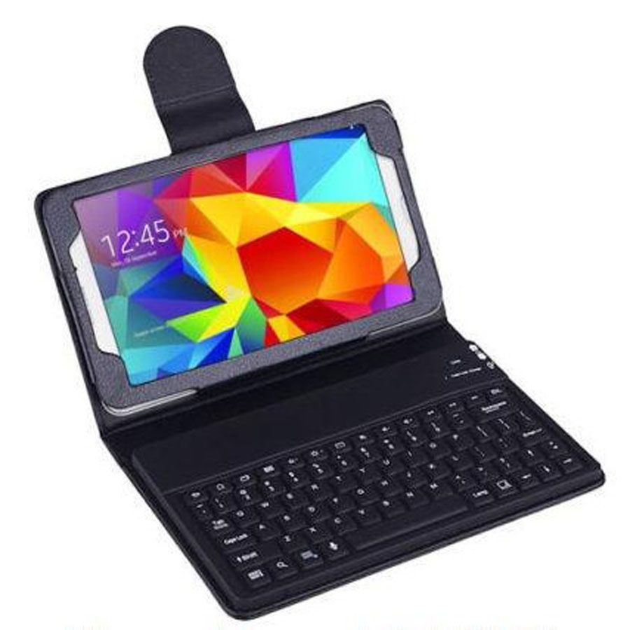 7 Inch Tablet Bluetooth Keyboard Cover Silicon Case For Samsung Galaxy