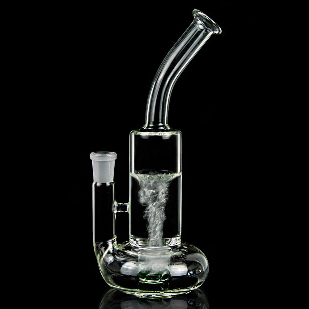 2017 2016 Newest Tornado Perc Glass Bong Lifebuoy Base Cyclone