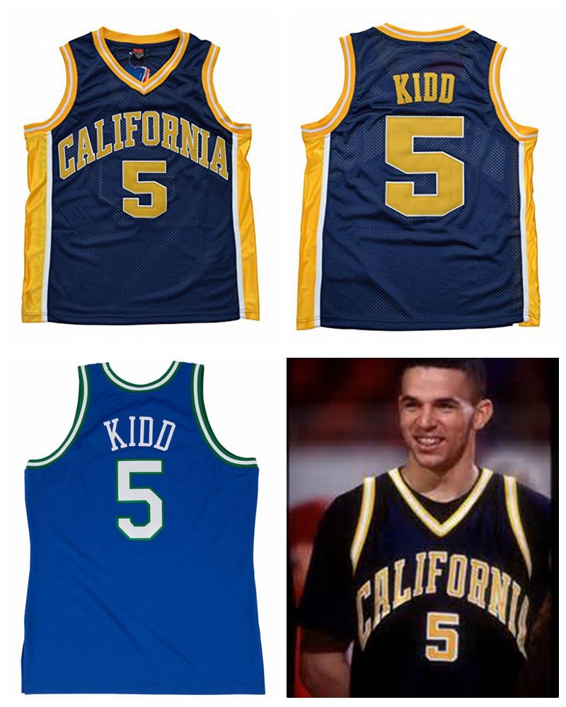 2017 Throwback California Golden Bears Jason Kidd College Basketball