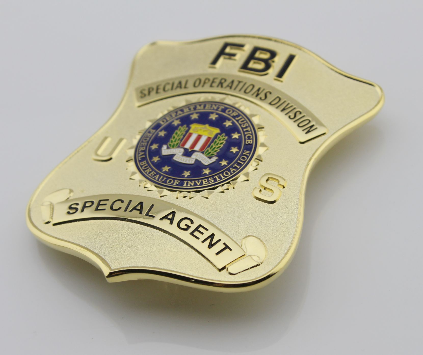 2017 Replica Police Cop Metalspecial Operations Division Special Agent Federal Bureau Of