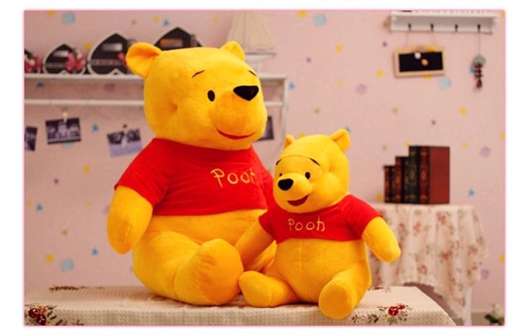 christmas pooh bear plush