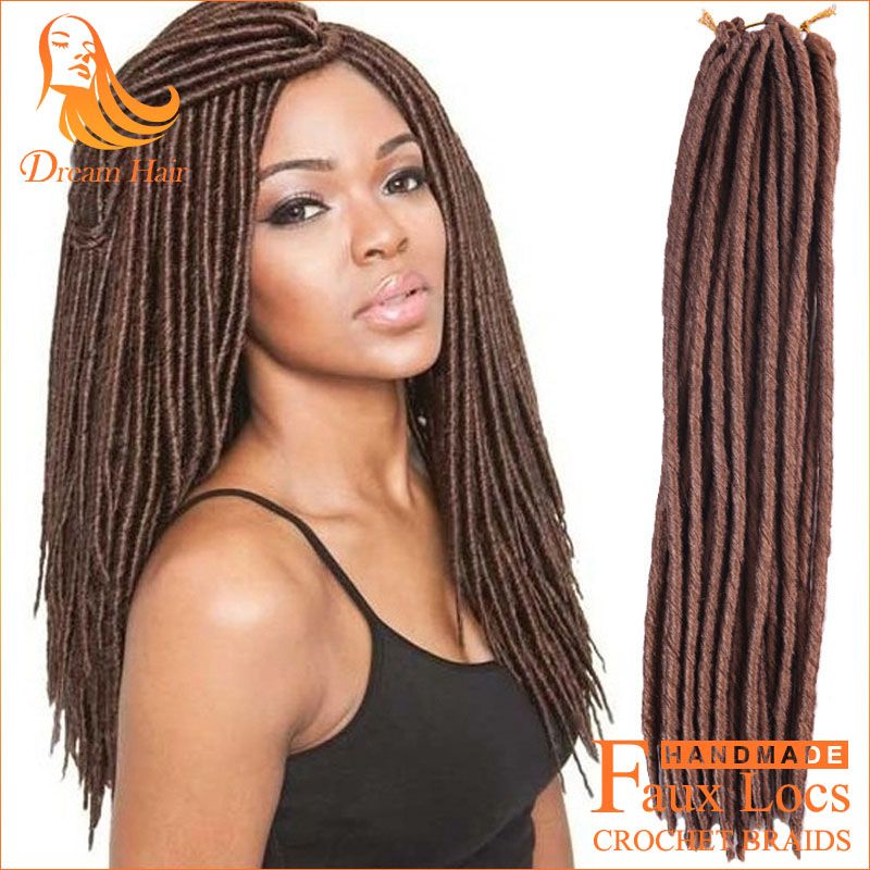 2017 18 Goddess Faux Locs Crochet Braids Synthetic Hair For Braids ...