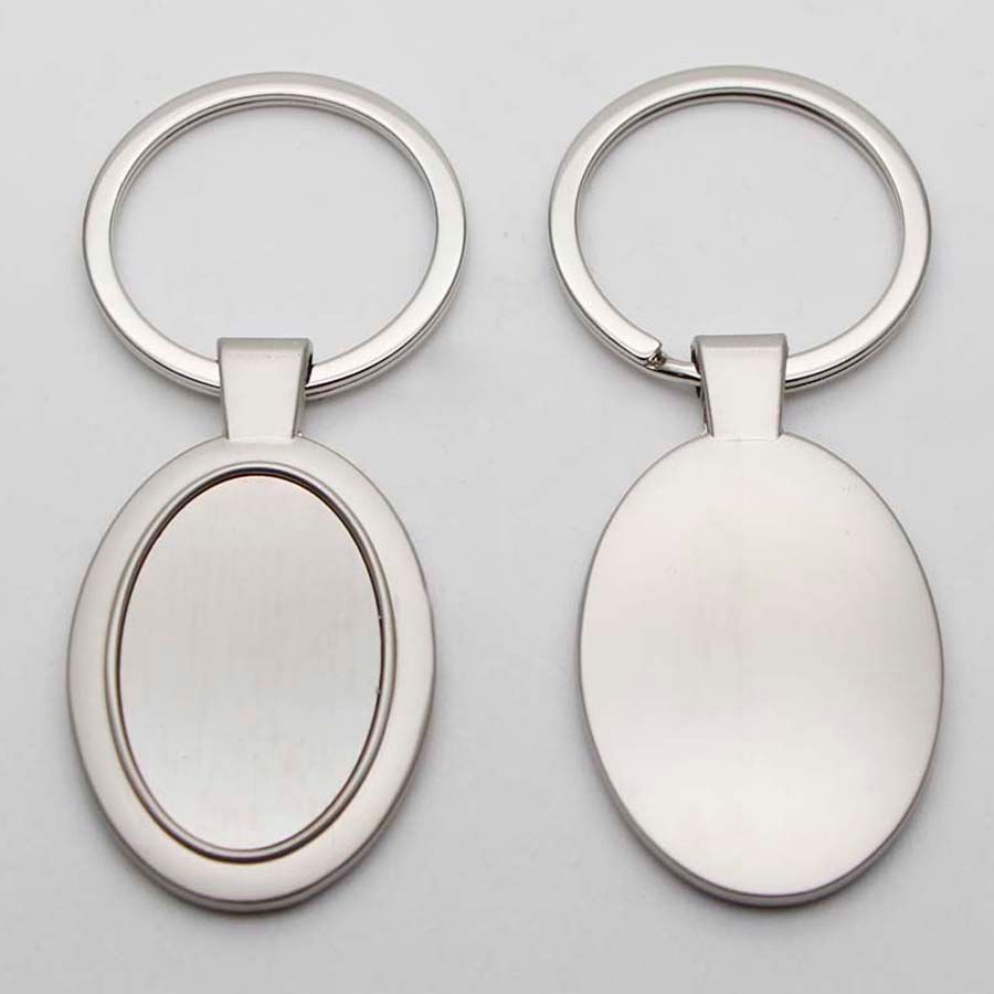 Metal Keychains Photo Keyrings Blank Picture Key Chains Personalized