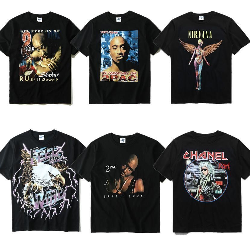 2pac T Shirt Men Women 11 High Quality Gangsta Rap Tupac Shirt Hip Hop Gang Related Print Brand