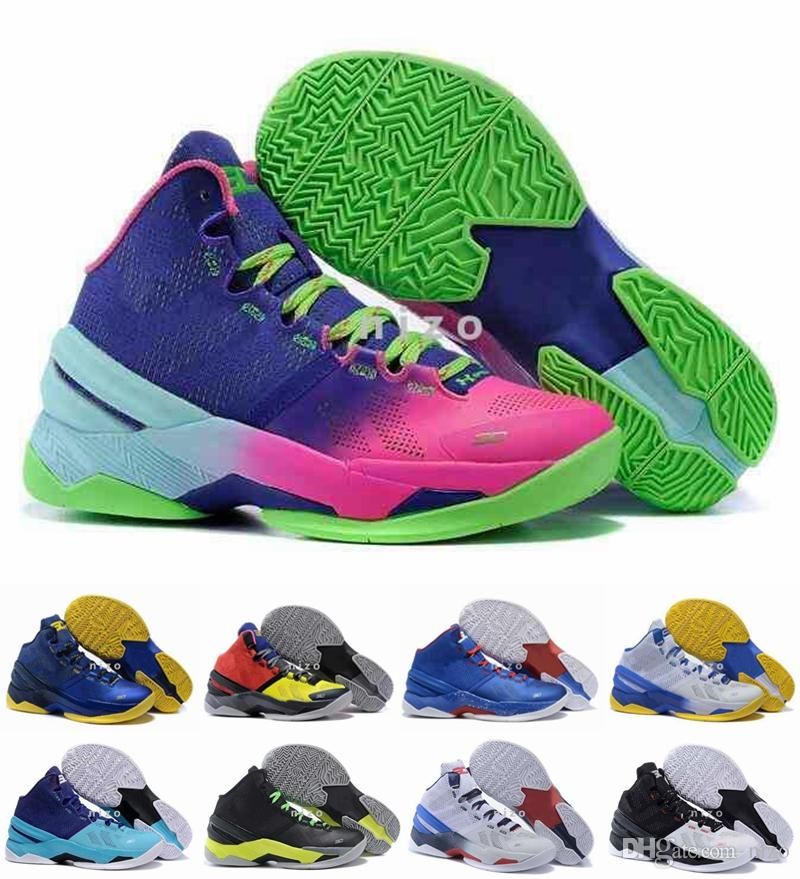 Cheap Curry 2 Basketball Shoes Sneakers Mens Stephen Curry