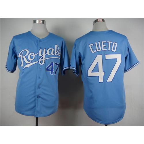 2017 Kansas City Baseball Jerseys Royals 47 Johnny Cueto Jersey Light