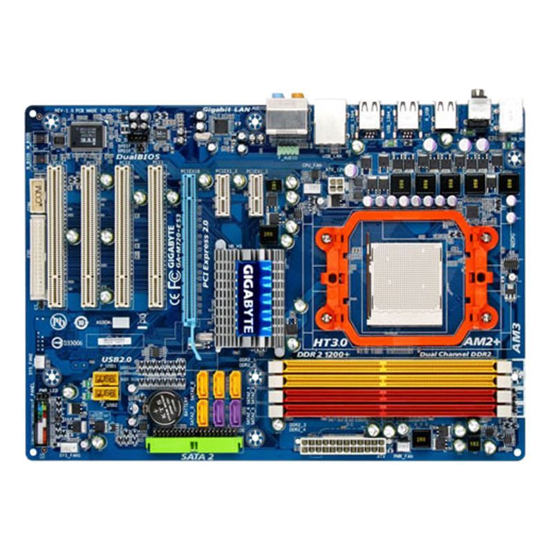 2017 Original Motherboard For Gigabyte Ga M720 Es3 Amd Socket Am2 Am2+ Am3 Ddr2 16gb Nvidia